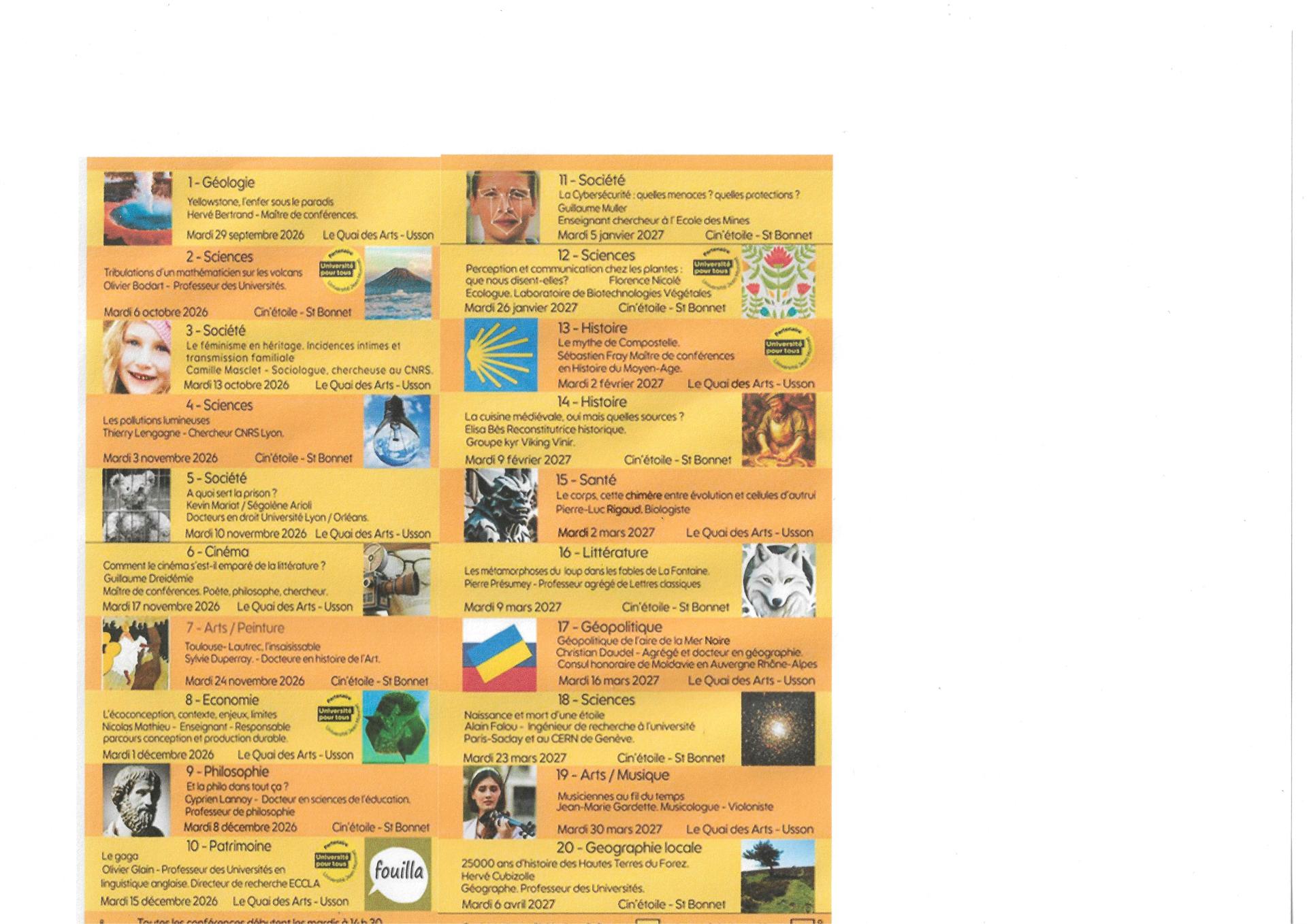 Programme 1